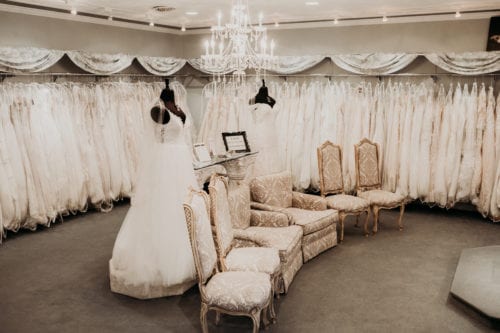 Sarah's Bridal Gallery Interior